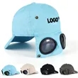 Pilot Style Sports Baseball Cap With Built In Sunglasses | https://www.bestnamebadges.com