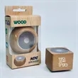 Portable Small Wood Wireless Bluetooth Speaker  | https://www.bestnamebadges.com