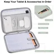 Tablet Carrying Case Padded Travel Sleeve Bag | https://www.bestnamebadges.com