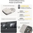 Watch Charger Power Bank Charging Case with Watch Band | https://www.bestnamebadges.com