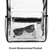Security Clear PVC Backpack | https://www.bestnamebadges.com