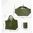 Reusable Foldable Shopping Tote Bag | https://www.bestnamebadges.com