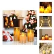 Set Of 3 LED Pillar Candles with Remote Control | https://www.bestnamebadges.com