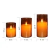 Set Of 3 LED Pillar Candles with Remote Control | https://www.bestnamebadges.com