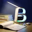 Wireless Charging Bluetooth Audio Ambient Light Alarm Clock | https://www.bestnamebadges.com