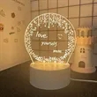Led Illuminated Message Board With Stand | https://www.bestnamebadges.com