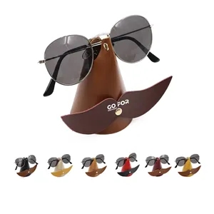 Pu Leather Beard Shaped Glasses Stand