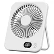 5 Speed Portable Rechargeable Handheld Desk Fan | https://www.bestnamebadges.com