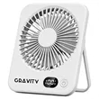 5 Speed Portable Rechargeable Handheld Desk Fan | https://www.bestnamebadges.com