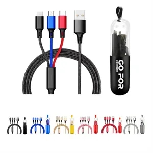 Three-In-One Data Cable
