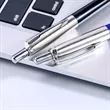 Retractable Metal Ballpoint Pen Office Gift Writing Tool | https://www.bestnamebadges.com