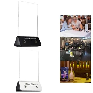 Custom USB Table Charger Tent Protable Menu Holder