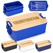 BambooNest Double Deck Lunch Box | https://www.bestnamebadges.com