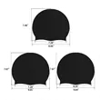 High Quality Silicone Swim Cap Custom Logo Colorful Design | https://www.bestnamebadges.com
