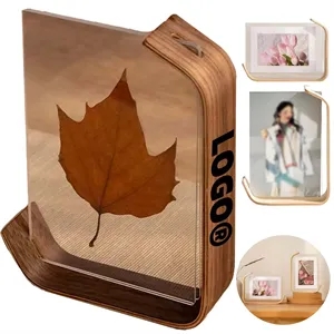 Elegant Wooden Photo Frame With Customizable Acrylic Plate