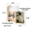 Elegant Wooden Photo Frame With Customizable Acrylic Plate | https://www.bestnamebadges.com