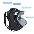 Flight Approved 15.6" Travel Backpack | https://www.bestnamebadges.com