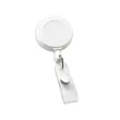 Economy Round Retractable Badge Holder | https://www.bestnamebadges.com