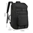 Waterproof Tennis Backpack Insulated Pocket Shoe Compartment | https://www.bestnamebadges.com