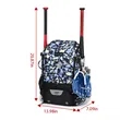 Waterproof Softball Baseball Equipment Bag Backpack | https://www.bestnamebadges.com