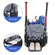 Waterproof Softball Baseball Equipment Bag Backpack | https://www.bestnamebadges.com