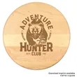 15" Maple Round Cutting Board | https://www.bestnamebadges.com