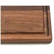 8" x 12" Walnut Rectangular Cutting Board with Juice Groove | https://www.bestnamebadges.com