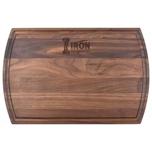 10 1/2" x 16" Walnut Cutting Board with Juice Groove