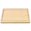 8" x 12" Maple Rectangular Cutting Board with Juice Groove | https://www.bestnamebadges.com