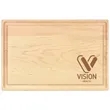 8" x 12" Maple Rectangular Cutting Board with Juice Groove | https://www.bestnamebadges.com