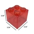 Building Block Shaped Piggy Bank For Savings And Gifts | https://www.bestnamebadges.com