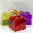 Building Block Shaped Piggy Bank For Savings And Gifts | https://www.bestnamebadges.com