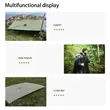 Multi Function Outdoor Rain Poncho Shelter Camping Mat | https://www.bestnamebadges.com