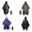 Multi Function Outdoor Rain Poncho Shelter Camping Mat | https://www.bestnamebadges.com