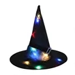 Halloween String Lights Lighted Hanging Witch Hats | https://www.bestnamebadges.com