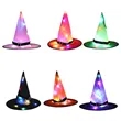 Halloween String Lights Lighted Hanging Witch Hats | https://www.bestnamebadges.com