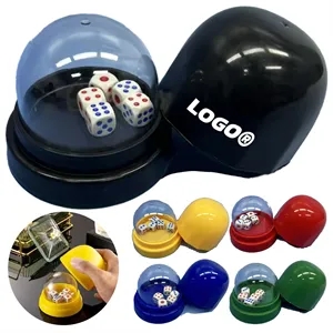 Anti Cheat Dice Cup With double Lid And Customizable Logo