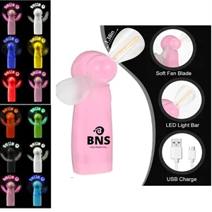 Rechargeable Handheld Message Fan, LED Programmable