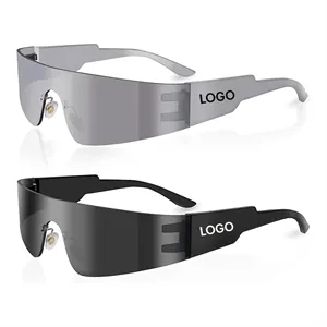 Y2K Trendy Cyberpunk Rimless Rave Party Glasses