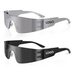 Y2K Trendy Cyberpunk Rimless Rave Party Glasses | https://www.bestnamebadges.com