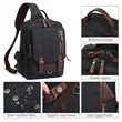 Large Capacity Shoulder Sling Backpack Crossbody | https://www.bestnamebadges.com