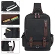 Large Capacity Shoulder Sling Backpack Crossbody | https://www.bestnamebadges.com