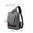 Large Capacity Shoulder Sling Backpack Crossbody | https://www.bestnamebadges.com