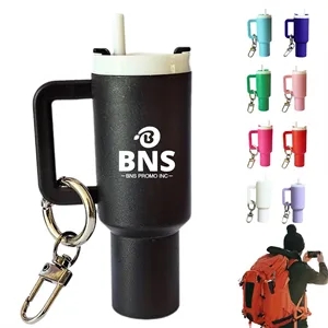 Mini Tumbler Keychain Lipstick Holder for Bags and Keyrings