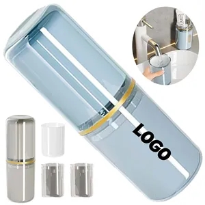 Portable Travel Toiletry Organizer With Toothbrush Toothpast