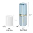 Portable Travel Toiletry Organizer With Toothbrush Toothpast | https://www.bestnamebadges.com