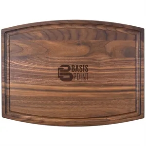 9" x 12 3/4" Walnut Cutting Board with Juice Groove