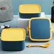Stackable Lunch Box Utensils Leakproof Bento Container | https://www.bestnamebadges.com