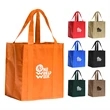 Reusable Thunder Non-Woven Grocery Tote Bag W/ Gusset | https://www.bestnamebadges.com