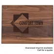 9" x 12" Walnut Rectangular Cutting Board | https://www.bestnamebadges.com